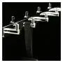 1X Deluxe Chrome Clothes Hat Coat Holder Rack 5 Hooks Stainless Steel Wall Hanger 1X Deluxe Chrome Clothes Hat Coat Holder Rack 5 Hooks Stainless Steel Wall Hanger