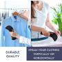 Electrolux Compact Handheld Travel Garment and Fabric Steamer for Clothes Powerful Dry Steam, Rapid Heating Portable 2 in 1 Wrinkle Remover and Clothing Iron, with Fabric Brush, Black