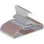 Utopia Home Premium Velvet Hangers Non-Slip Grey - Felt Hangers - Heavy Duty - Velvet Suit Clothes Hangers with Tie Bar (Multi, 30) Utopia Home Premium Velvet Hangers Non-Slip Grey - Felt Hangers - Heavy Duty - Velvet Suit Clothes Hangers with Tie Bar (Multi, 30)