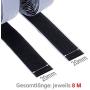 LandJoy Hook and Loop Self Adhesive Tape Roll,8M Extra Strong Double-Sided Sticky Tape,Heavy-Duty and Sturdy Hook and Loop Tape 20mm Wide with Reusable Cable Ties,Scissors,Gloves(Black) LandJoy Hook and Loop Self Adhesive Tape Roll,8M Extra Strong Double-Sided Sticky Tape,Heavy-Duty and Sturdy Hook and Loop Tape 20mm Wide with Reusable Cable Ties,Scissors,Gloves(Black)
