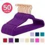 MIZGI Premium Velvet Hangers (Pack of 50) Heavyduty - Non Slip - Velvet Suit Hangers Dark Purple - Copper/Rose Gold Hooks,Space Saving Clothes Hangers MIZGI Premium Velvet Hangers (Pack of 50) Heavyduty - Non Slip - Velvet Suit Hangers Dark Purple - Copper/Rose Gold Hooks,Space Saving Clothes Hangers