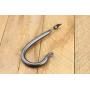 Wall Hook - Black Dog Ironworks | Coat Hook, Hand Forged Iron Wall Décor | Perfect for a coat rack, home decor, or diy hanger| Classic Style, One Hook