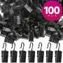 Teenitor 100 Pack Curtain Clips Stainless Steel Light Hanger Hooks Christmas Party Decor Supplies for Camp Tent Photo Display Indoor and Outdoor Decoration