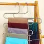 Hofumix Pants Hangers Stainless Steel Clothes Hangers S Shape Trousers Hangers Space Saver Hangers for Clothes, Scarves(4 Pack) Hofumix Pants Hangers Stainless Steel Clothes Hangers S Shape Trousers Hangers Space Saver Hangers for Clothes, Scarves(4 Pack)