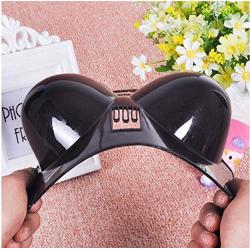 Bra Hanger Black Plastic Underwear Hanger Display Brassiere Windproof Clothes Hanger 10pcs