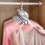 WZP Hanger Home Multi-Function Magic Drying Rack,Non-Slip Foldable Storage Artifact Children Hanging Clip Save Space/White/As Shown