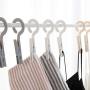 JCBIZ 20-Pack Drying Clips Laundry Hooks, Portable Clothes Pins Hanging, Plastic Clips Hanger Best for Home Travel Outdoor - (Grey)