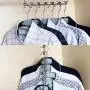 shlutesoy Metal Clothes Hanging Chain Closet Hanger Shirts Pants Hook Save Space Organizer - 1 Pcs Y-Shape
