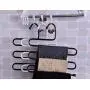 YYGIFT Practical Trouser Pants Hangers Rack Space Saver for Hanging Tie Trousers Pants Scarf Jeans Bronze
