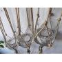 macrame plant hangers - candle holder - plant stand