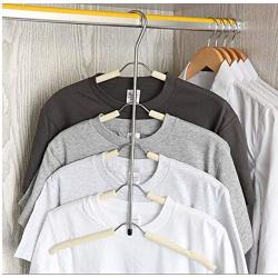 2pcs Random Color Clothes Hanger Clothing Organizer Multi Layers Cloth Hanger Clothes Holder Rack Hook Hangers