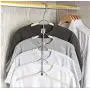 2pcs Random Color Clothes Hanger Clothing Organizer Multi Layers Cloth Hanger Clothes Holder Rack Hook Hangers