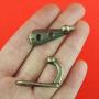 MeterMall 10pcs Antique Bronze Wall Hooks Hanger for Clothes Coat Hat Bags Towel Home Decor