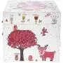 SONGMICS Ballerina Musical Jewelry Box, Wind-Up Music Storage Boxes with Pullout Drawer, Elk Theme, Gift for Kids, White UJMC014PK