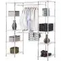 CoziNest Expandable Closet Organizer Free Standing Clothes Hanger Rack Shelves Heavy Duty CoziNest Expandable Closet Organizer Free Standing Clothes Hanger Rack Shelves Heavy Duty