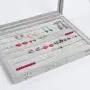 Valdler Velvet Stackable Jewelry Tray Showcase Display Storage Boxes (7 Slots) Valdler Velvet Stackable Jewelry Tray Showcase Display Storage Boxes (7 Slots)