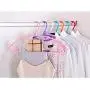 TINKSKY 50PCS Anti-Skid Non-Slip Garment Clothes Hangers Heavy Duty Suit Hanger Drying Laundry Hooks Closet Space Saving Oraganizer Racks (Blue)