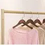 WZP Clothing Display Stand,Nano Gold Hanger,Simple Modern Clothing Store,Household Removable Hanger Floor-Standing/Golden / 120×165CM WZP Clothing Display Stand,Nano Gold Hanger,Simple Modern Clothing Store,Household Removable Hanger Floor-Standing/Golden / 120×165CM