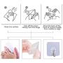 Adhesive Hook Heavy Duty Wall Hook for Ceiling Reusable Hanger for Bathroom Stick on Hooks Seamless Traceless Waterproof and Oilproof for Bathroom Kitchen Bedroom Refrigerator load max 33 lb(12Packs) Adhesive Hook Heavy Duty Wall Hook for Ceiling Reusable Hanger for Bathroom Stick on Hooks Seamless Traceless Waterproof and Oilproof for Bathroom Kitchen Bedroom Refrigerator load max 33 lb(12Packs)