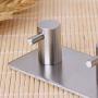 Flosky Adhesive Coat Hat Hooks Heavy Duty Stainless Steel Clothes Hanger Rustproof