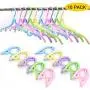 Travel Hangers for Cruise 10 PCS Foldable Hangers with 20 Clips 1 Pack Clothesline Portable Clothes Hangers Non-Slip Lightweight for Home Travelling Hiking Camping Home-use Pants Suitcase