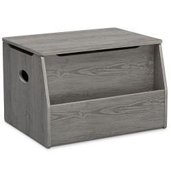 Delta Children Nolan Toy Box, Crafted Limestone