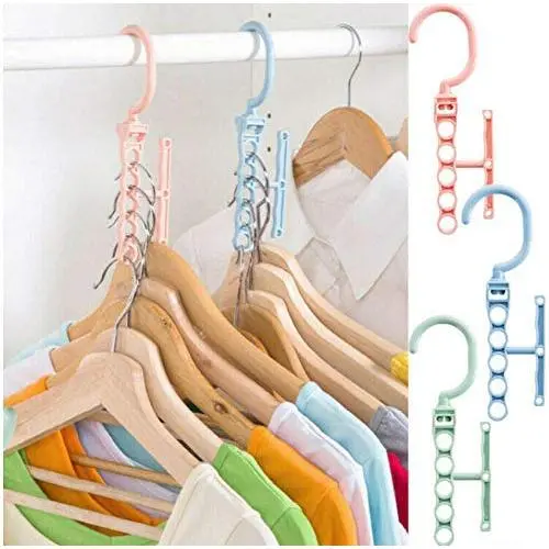10PC Random Color Multi Function Clothes Hangers Saving Space Closet Organizer Magic Rack Holder Decoration 10PC Random Color Multi Function Clothes Hangers Saving Space Closet Organizer Magic Rack Holder Decoration