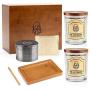 MR. POTBEARD Stash Boxes Kit with Herb Grinder, Odor Absorber, Airtight Containers, Poking Tool and Rolling Tray - Bamboo Secret Boxes - Organizer and Accessories - Includes 2 x Smell Proof Jars MR. POTBEARD Stash Boxes Kit with Herb Grinder, Odor Absorber, Airtight Containers, Poking Tool and Rolling Tray - Bamboo Secret Boxes - Organizer and Accessories - Includes 2 x Smell Proof Jars