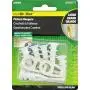 Hillman 122405 Large Self-Drilling White Wall Driller Picture Hangers 50lbs Package of 6