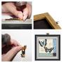 Heavy Duty Photo Frame Hooks, 220 Pieces Ultimate Picture Hanging Kit Picture Hanger Assortment Tool for Wall Mounting