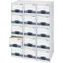 Bankers Boxes STOR/DRAWER STEEL PLUS Extra Space-Saving Filing Cabinet, Stacks up to 5 High, Letter, 6 Pack (00311) Bankers Boxes STOR/DRAWER STEEL PLUS Extra Space-Saving Filing Cabinet, Stacks up to 5 High, Letter, 6 Pack (00311)
