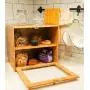 Goodpick 2-Layer Bamboo Bread Boxes 15.8" x 14" x 9.8" Large Size Bread Storage Bin on Countertop Shelf - Extra Large bread boxes for Kitchen Counter with Transparent Window, 2 More Loaf Bread Box Goodpick 2-Layer Bamboo Bread Boxes 15.8" x 14" x 9.8" Large Size Bread Storage Bin on Countertop Shelf - Extra Large bread boxes for Kitchen Counter with Transparent Window, 2 More Loaf Bread Box