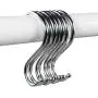 S Hooks 3'' Heavy-Duty Stainless Steel Kitchen Hooks for Hanging Pans Pots Bags Towels Clothing (12 Pack) S Hooks 3'' Heavy-Duty Stainless Steel Kitchen Hooks for Hanging Pans Pots Bags Towels Clothing (12 Pack)