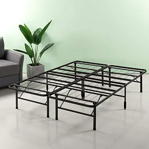 Zinus 14 Inch SmartBase Mattress Foundation, Platform Bed Frame, Boxes Spring Replacement, Quiet Noise-Free, Maximum Under-bed Storage in Industrial Brown, Queen Zinus 14 Inch SmartBase Mattress Foundation, Platform Bed Frame, Boxes Spring Replacement, Quiet Noise-Free, Maximum Under-bed Storage in Industrial Brown, Queen