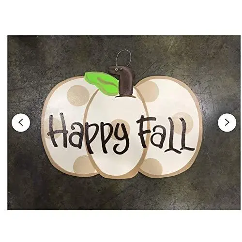 Happy Fall pumkin door hanger fall pumpkin wreath