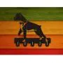 Creative Animal Theme Clothes Hooks Boxer Dog Silhouette Decorative Wooden Wall Hanger Coat Hook Unique Wall Art Indoor Decoration Wall Sticker,Black Creative Animal Theme Clothes Hooks Boxer Dog Silhouette Decorative Wooden Wall Hanger Coat Hook Unique Wall Art Indoor Decoration Wall Sticker,Black