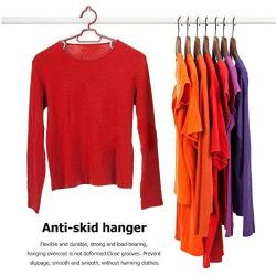 10pcs Set Clothes Hanger Anti-Skid Adults Children Baby Household Supplies Portable Clothes Hangers Hook Household Random Color