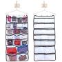 Hanging Closet Organizer 42 Pockets & Hanger stores Clothes, Stockings, Socks, Jewelry, Toiletries, Baby Nursery, Household & Children Accessories. Durable Dual-sided Closet Storage Saves Space