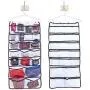 Hanging Closet Organizer 42 Pockets & Hanger stores Clothes, Stockings, Socks, Jewelry, Toiletries, Baby Nursery, Household & Children Accessories. Durable Dual-sided Closet Storage Saves Space Hanging Closet Organizer 42 Pockets & Hanger stores Clothes, Stockings, Socks, Jewelry, Toiletries, Baby Nursery, Household & Children Accessories. Durable Dual-sided Closet Storage Saves Space