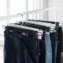 Iddefee Clothes Hanger Pack of 12 Simple Plastic Pants Hangers with Clips Jeans Skirt Hanger Clip Black Pants Hangers (Color : Black, Size : 3116cm) Iddefee Clothes Hanger Pack of 12 Simple Plastic Pants Hangers with Clips Jeans Skirt Hanger Clip Black Pants Hangers (Color : Black, Size : 3116cm)