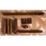 KXBYMX Full Solid Wood Coat Rack Floor Bedroom Clothes Hangers Clothes Storage Racks -Multifunctional Coat Rack (Color : 1#)