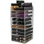 N2 Makeup Co Acrylic Makeup Organizer Cube, 8 Drawers Storage Boxes for Vanity Tables (8 Drawer)