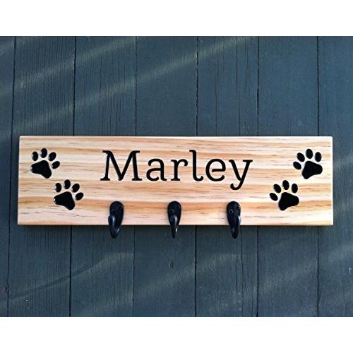 Personalized Dog Leash Holder, Dog Leash Holder Wall, Dog Leash Hook, Dog Leash Hooks, Pet Leash Holder, Dog Leash Hanger