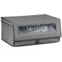 mDesign Stackable Fabric Closet Storage Organizer Shoe Boxes Bin - Modern Holder for Storing Mens and Womens Dress Shoes, Boots, Pumps, Sandals, Flats - Window, Hinged Lid, 4 Pack - Dark Gray mDesign Stackable Fabric Closet Storage Organizer Shoe Boxes Bin - Modern Holder for Storing Mens and Womens Dress Shoes, Boots, Pumps, Sandals, Flats - Window, Hinged Lid, 4 Pack - Dark Gray