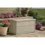 Suncast 50-Gallon Medium Deck Boxes - Lightweight Resin Indoor/Outdoor Storage Container and Seat for Patio Cushions and Gardening Tools - Store Items on Patio, Garage, Yard - Gray Suncast 50-Gallon Medium Deck Boxes - Lightweight Resin Indoor/Outdoor Storage Container and Seat for Patio Cushions and Gardening Tools - Store Items on Patio, Garage, Yard - Gray