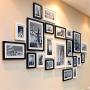 Sawtooth Picture Hangers Heavy Duty Black Oil Painting Picture Photo Frame Sawtooth Hanger with Screws(100 Pack)