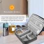 Procase Travel Jewelry Case Organizer Bag, Soft Padded Double Layer Jewelry Carrying Pouch Portable Jewelry Storage Boxes Holder for Earrings, Rings, Necklaces, Bracelets, and Chains ?Black