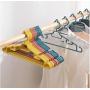 10pcs Random Color Clothes Hanger Anti-Skid Adults Children Baby Household Supplies PP Portable Clothes Hangers Hook Household