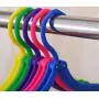 Kentop 5 PCS Plastic Portable Folding Clothes Hangers Clothes Drying Rack Anti-Slip Groove Travel Kentop 5 PCS Plastic Portable Folding Clothes Hangers Clothes Drying Rack Anti-Slip Groove Travel