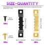 Swpeet 415 Pcs Heavy Duty Assorted Picture Hangers Kit with Screws, Picture Hangers Assortment Kit for Picture Hanging Solutions with Transparent Boxes - 7 Models